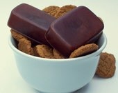 Gingersnap Cookie Soap - Molasses Layers Cappuccino Mica, Spicy Gingerbread Bakery Soap - Memorial Day Sale - Take 30% Off