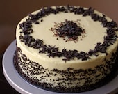 Chocolate cake n Lemon cheesecake with Yu Yu's frosting