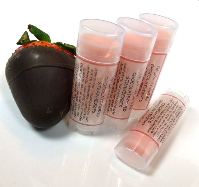 Lip Balm Chocolate Dipped Strawberries