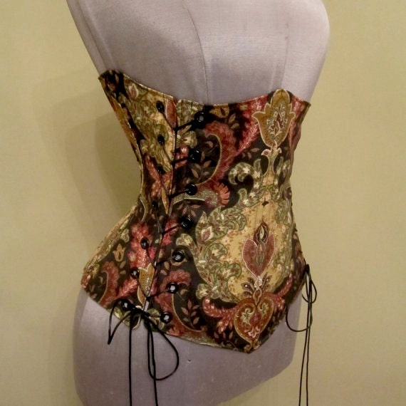 SCANDALOUS Steampunk, Medieval, Victorian or Renaissance Under-Bust Corset - Custom Size