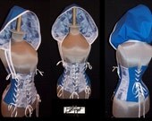CHOOSE SIZE - TARDIS Add-a-Hood and Under-Bust Corset by LoriAnn Costume Designs