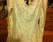 Lovely wedding gown or beautiful costume or decor