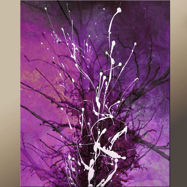 Abstract Art Print 11x14 Matted Contemporary Wall Art Prints by Destiny Womack - dWo - Writing Love Letters