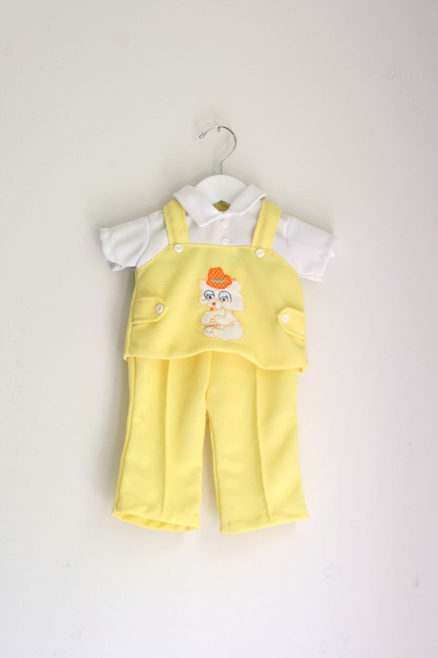 Vintage infant top and pants honey bear 9 to 12 months