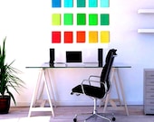 Color Chart no1- 15 piece modern geometric wall art sculpture collection -  Wall Sculpture by Rosemary Pierce