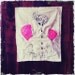 Milena Cried Sweet Tears, embroidery on linen