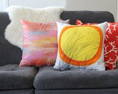 Modern Vera Neumann Graphic Pillow