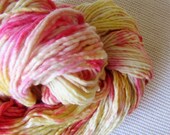 Peace & Love.  Handpainted Merino Yarn 1 ply Worsted Weight