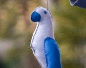 SALE // Parrot - lilac and blue