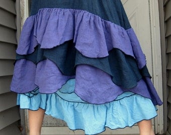 Wavy Ruffle Dress