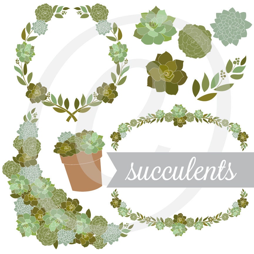 Succulents Graphic Set