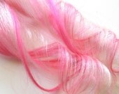 Pastel Ice White and Bubblegum Pink Clip-In Hair Extensions