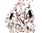 Crafty Souls - Digital Illustration Art Print 10x8