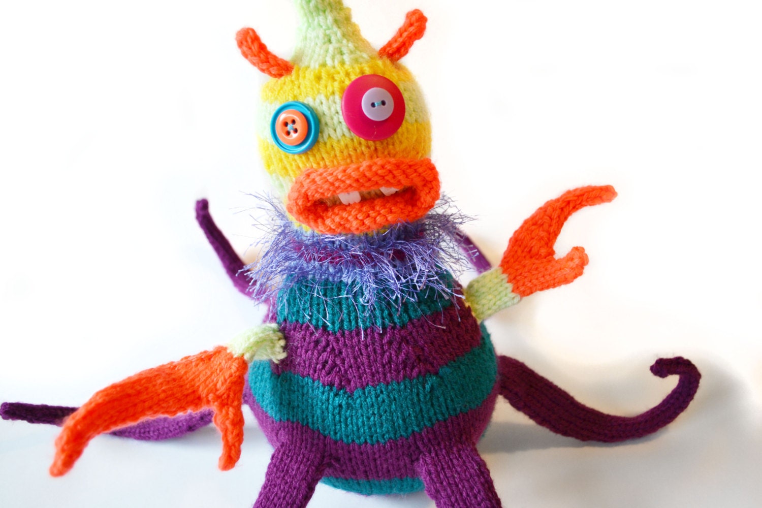 Knit Sea Monstapus with Claws