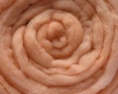 200g Acid Dyed Falkland Wool Top - Peaches 'n' Cream