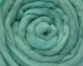 200g Acid Dyed Falkland Wool Top - Aqua