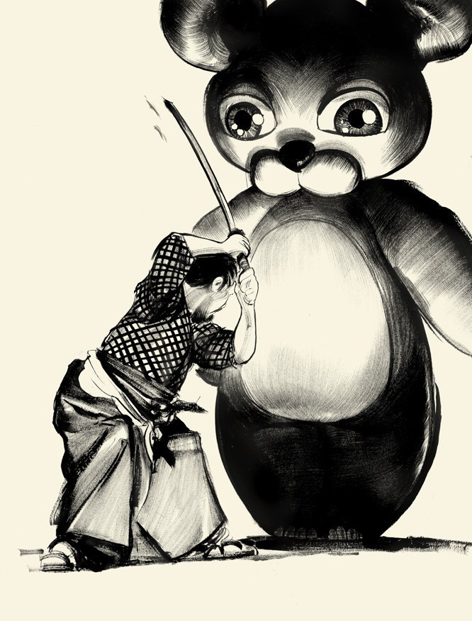 The 52 WEEKS PROJECT open edition "Samurai v Kaiju"