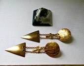 Worldwide Underground// Ankh & Globe Statement Earrings.