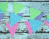 Chevron Paper Party Pack Pennant Bunting Garland and Cupcake Toppers Il_170x135
