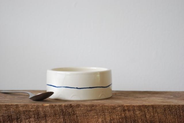 Porcelain Bowl with Blue Line