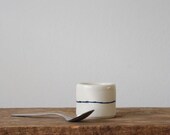 Porcelain Shot Cup/Espresso Cup with Blue Line