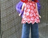 red spring set - Blythe outfit.