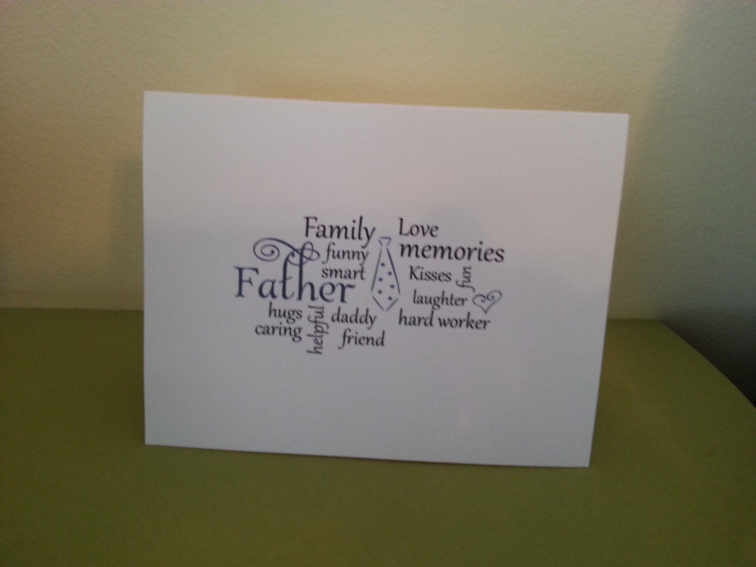Fathers Day Card A father is... Il_570xn