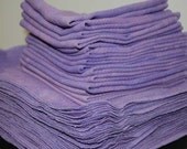 12 Regular Size Hand Dyed Bird-E Towels (unpaper towel) Amethyst Lavender Purple