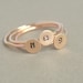 monogram initial ring. gold stacking ring. ONE hand stamped letter. custom initial jewelry personalized with your monogram.