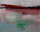 Red Rock, Original oil painting on canvas board