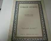 Vintage Turkish Design Book by Dr. Suheyl Unver Istanbul