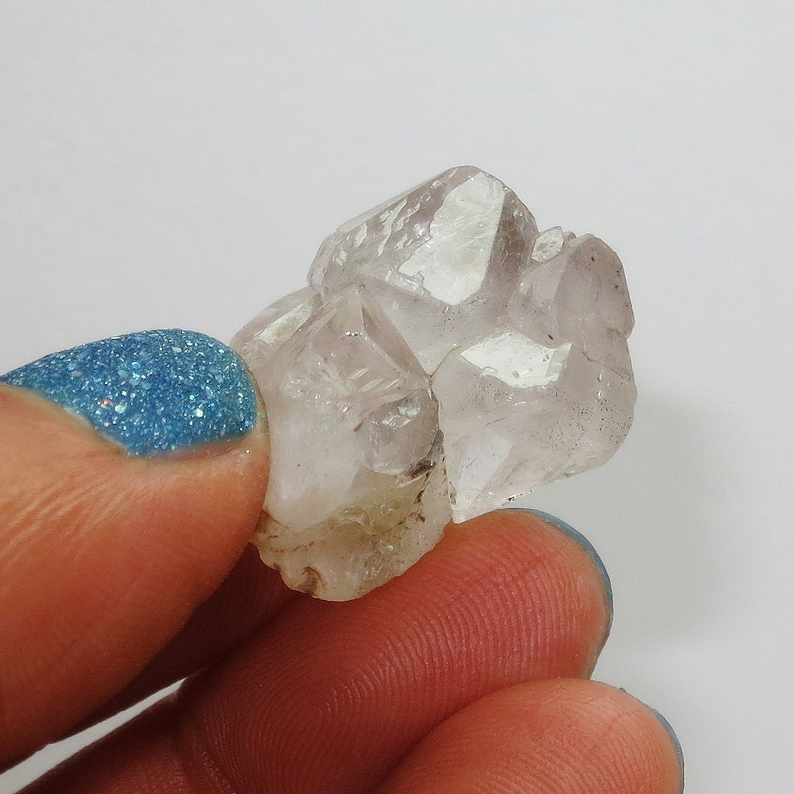 Arcturian Starbrary - Amethyst Elestial Quartz Crystal Point From - Madagascar