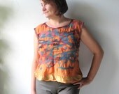 Nuno Felted Pure Silk Blouse / Top