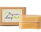 Lemongrass Handmade Shea Butter Organic Soap, Vegan Friendly, Cold Process, 4 oz (113 grams ) Bar