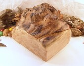 Maple Burl Wooden Box, Oregon coast, eco decor, wood desk organizer, eco friendly gift, wood jewelry box, wood furntiure accessory