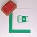 Coffee Cup Rubber Stamp