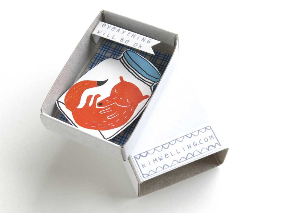 The Instant Comfort Pocket Box - sleeping fox