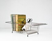 Vintage Wire Dish Drainer - Desk Organizer - Book Stand - BeeJayKay