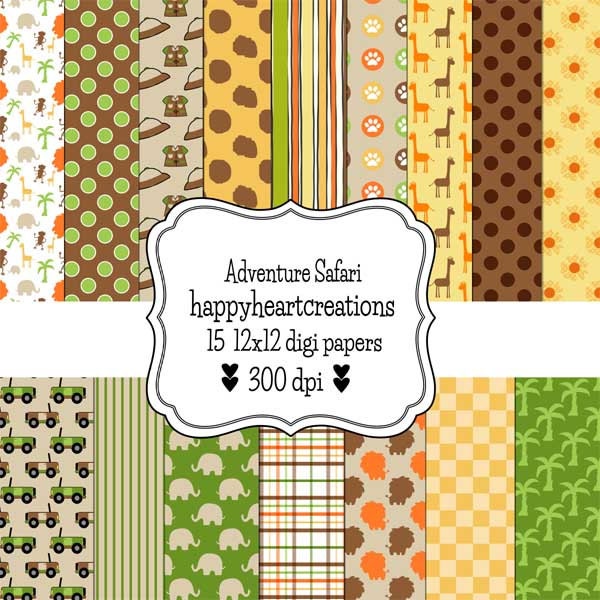 Digital Scrapbook  AdventureSafari