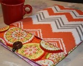 Macbook Sleeve Macbook Case 13inch in Grey Chevron, Macbook Sleeve in Sunset Chevron and Fruity Pop