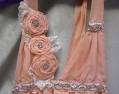 HALTER Top Summer Wear Romantic Frothy Fairy-Like Reworked Boho Top