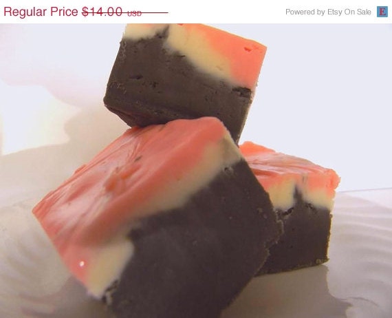 SALE Julie's Fudge - GOOD 'N Plenty - Black Liquorice & Vanilla Goodness - 6 Pieces (Over 3/4lb)