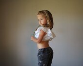 ON RESERVE......1970s Cropped Peasant Top for Toddler, size 2t-4t