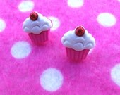 Yummy Cupcake Sprinkle Post Earrings