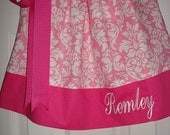 Remley Personalized Candy Damask Pillowcase Dress-Available in sizes NB thru 4