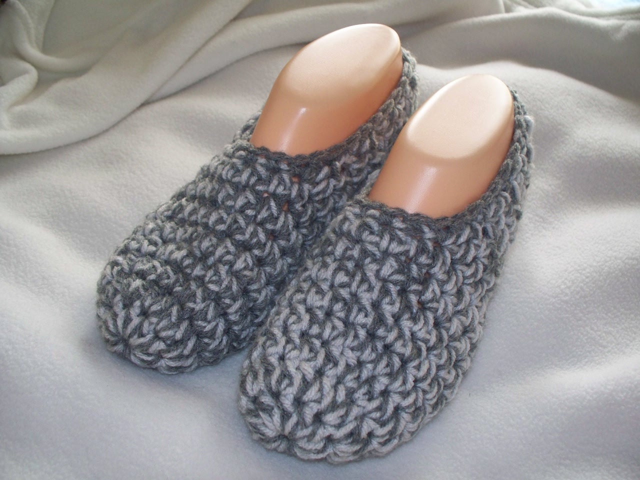 Crocheted Comfy Slippers Womens  Pamper your feet with a pair of slippers from Linda's Krafty Kreations