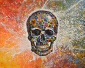 Amy Giacomelli painting print ... Skull -- Signed 8 x 10 Glossy Print