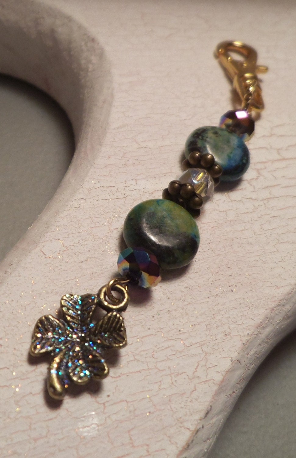 LITTLE BIT O'LUCK Purse charm, jean jewel, key ring, backpack jewel, zipper pull