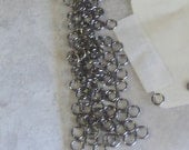 DESTASH SALE Jump Rings Round Gun Metal Plated 4.5mm 22 Gauge 100 Pieces