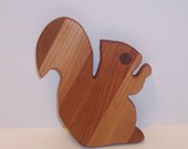 Mini Squirrel Wood Cutting Board